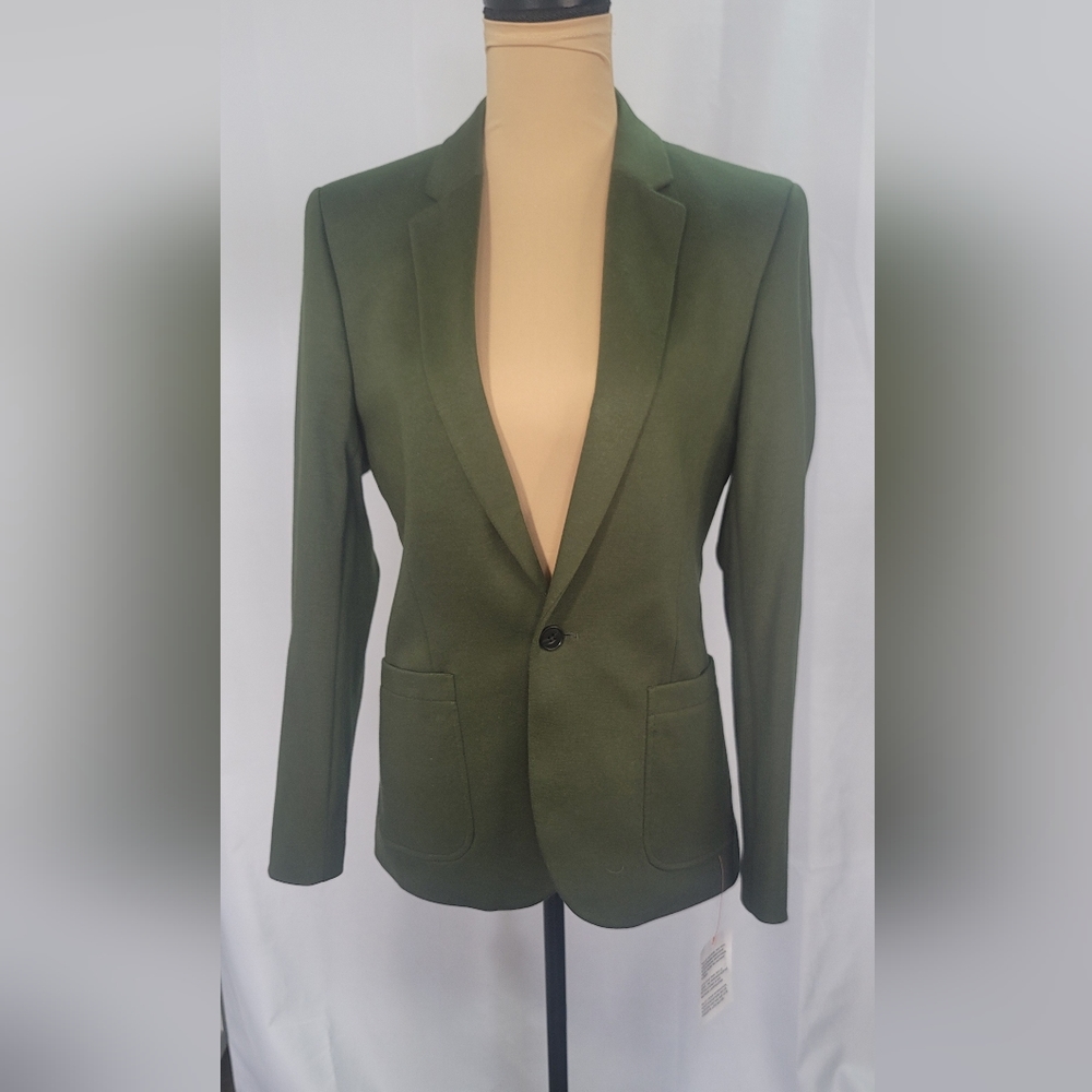 Womens Moss Green Blazer size 36 Short / Medium